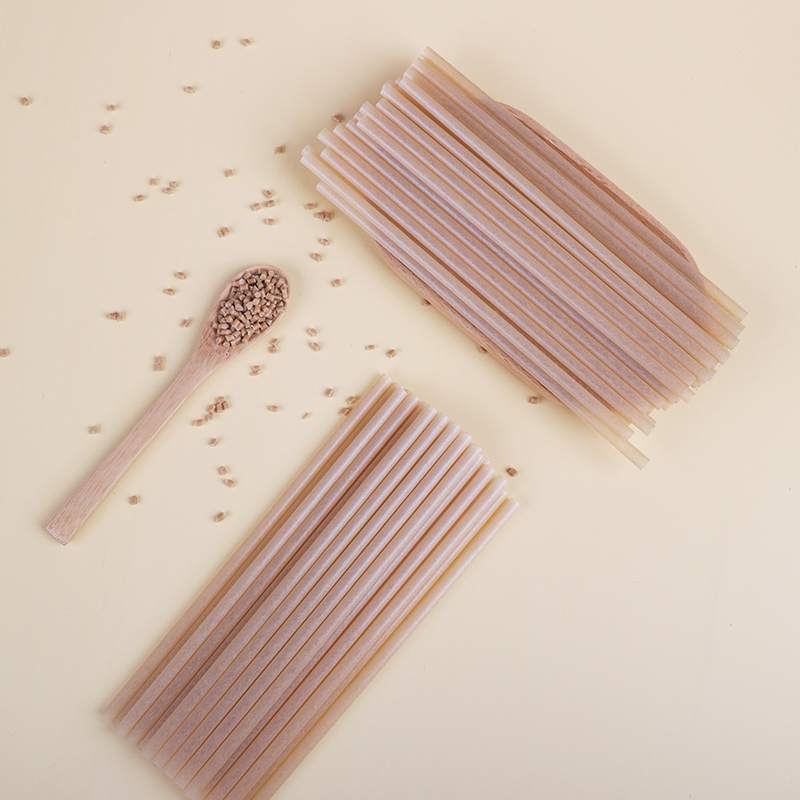 PLA Translucent Sugarcane Bagasse Straw
